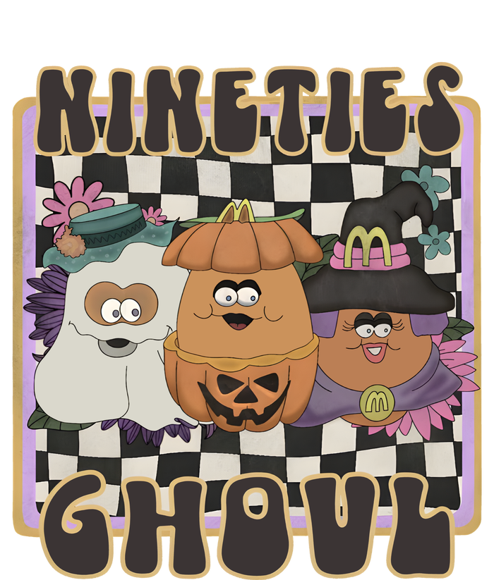 Chicken Nugget Nineties Ghouls Nugget 90s Halloween Retro T-Shirt