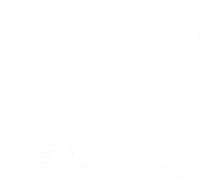 Living In A New World With An Old Soul Zip Tote Bag