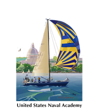 Annapolis Race Fleet V-Neck T-Shirt