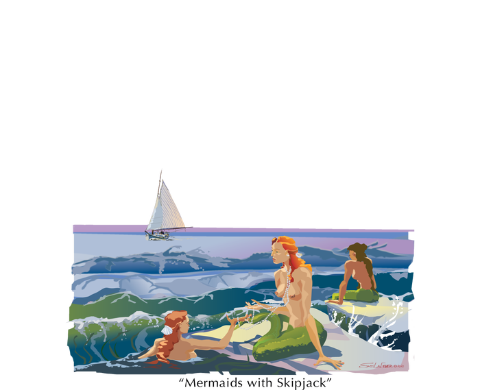 Mermaids With Skipjack T-Shirt