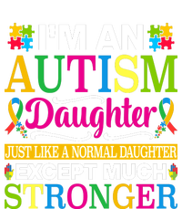 Autism Daughter Autism Awareness Motivational Autistic Daughter Positive Slogans Striped Beanie with Solid Band