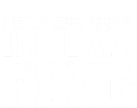 Not Everything In Iowa Is Flat Funny Sarcasm Saying Insulated Varsity Jacket