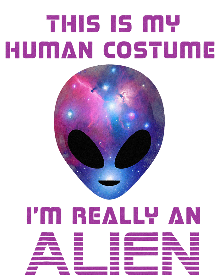 This Is My Human Costume Im Really An Alien Women’s Perfect Tri Rocker Tank