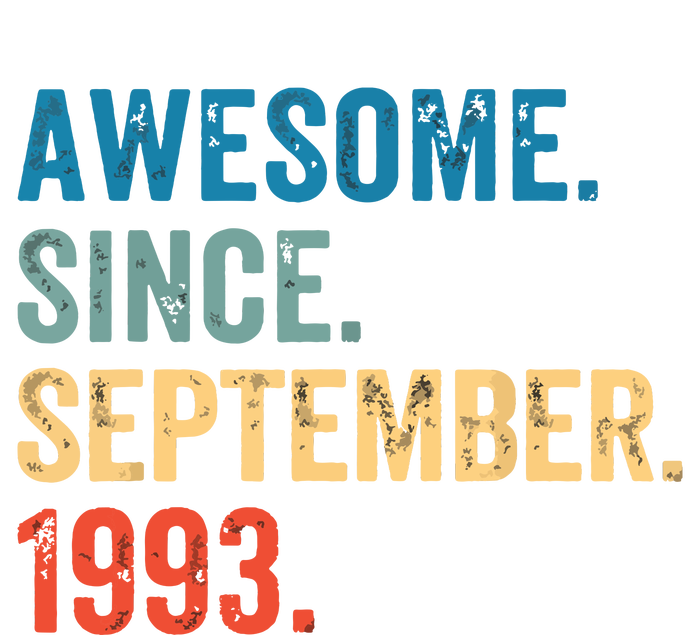 30 Years Old Awesome Since September 1993 30th Birthday Youth Performance Sprint T-Shirt