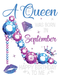 A Queen Was Born In September Happy Birthday To Me High Heel Canvas