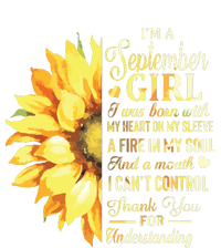 Im A September Girl Sunflower Birthday Women's Racerback Tank