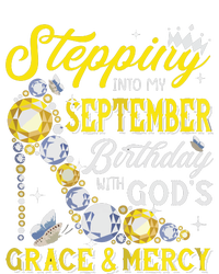 Stepping Into September Birthday With Gods Grace And Mercy Women's Flannel Pajama Set