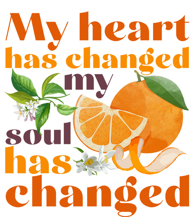 My Heart Has Changed My Soul Has Changed Front & Back Kids Colorblock Raglan Jersey