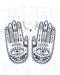 Thick Thighs Witch Vibes Halloween Tall Hoodie