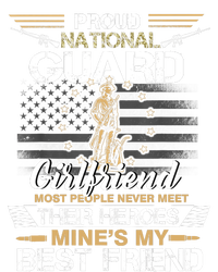 Proud Army National Guard Girlfriend Flag U.S Military T-Shirt