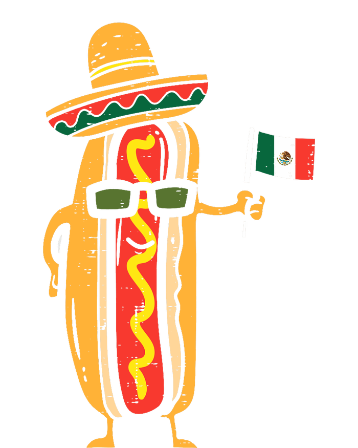 Hotdog Mexican Flag Funny Cinco De Mayo Food Ladies Essential Tank