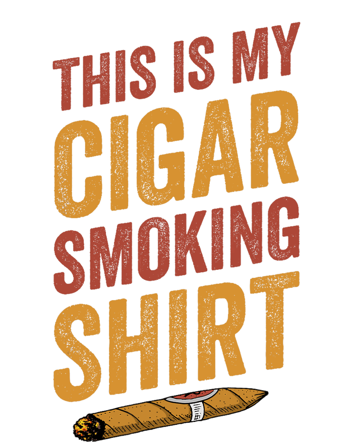 For Cigar Dad This Is My Cigar Smoking Womens CVC Long Sleeve Shirt