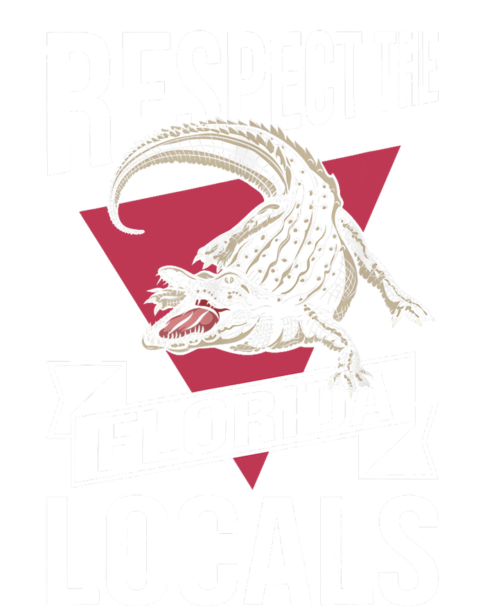 Respect The Florida Locals Alligator Zoo Animal Lover Magnet