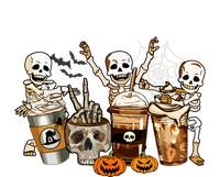 Funny Skeleton Horror Coffee Halloween Costumes Gift T-Shirt