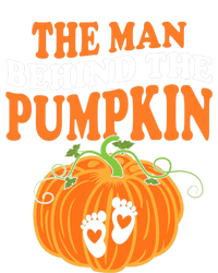 The Man Behind The Pumpkin Dad Halloween Pregnancy Reveal Kids Long Sleeve Shirt