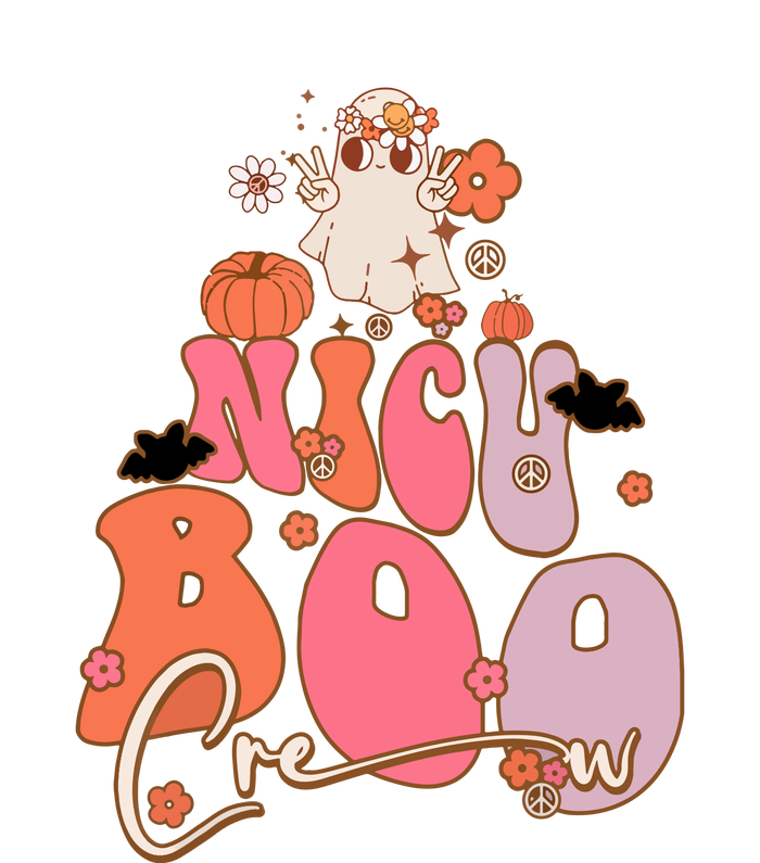 Halloween Cute Boo Groovy Ghost Nicu Boo Crew Gift Tank Top