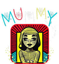 Mummy Deady Matching Mom Dad Halloween Pop Art Style Women's V-Neck T-Shirt