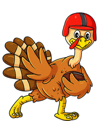 Thanksgiving Turkey Football Player Trophy Award Pose City Backpack