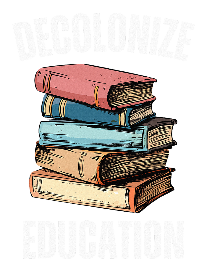 Decolonize Education Vintage Books Reviving Wisdom Educator Women's T-Shirt