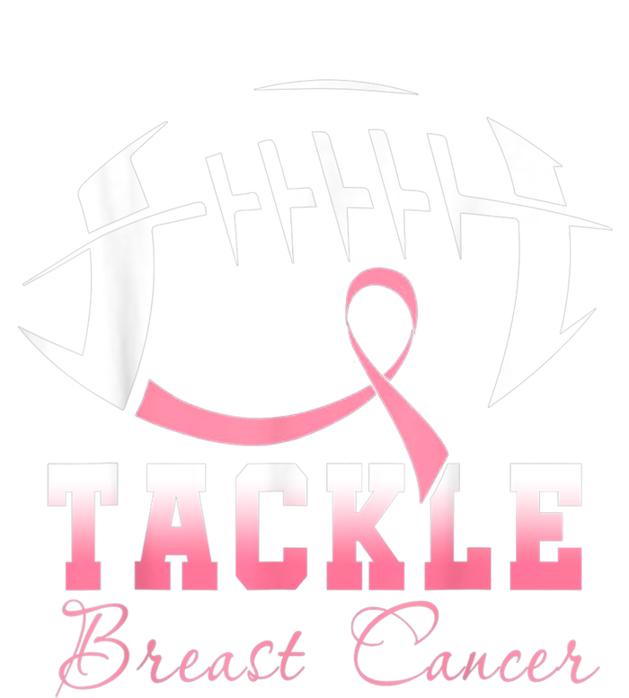 Tackle Breast Cancer Awareness Football Pink Ribbon Women's Knotted Racerback Tank