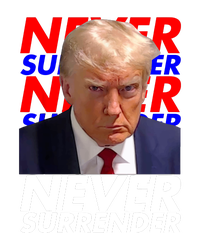 Never Surrender Fingerprint USA President Donald Trump 2024 Gift Tank Top