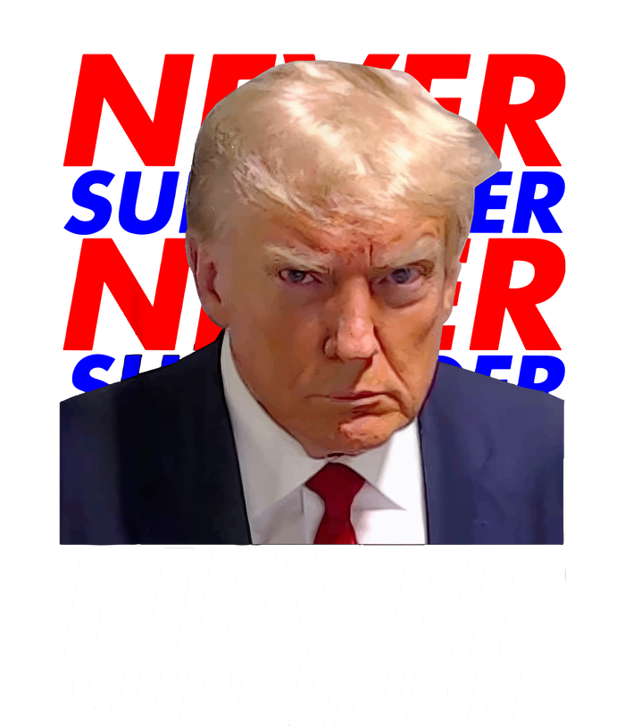 Never Surrender Fingerprint USA President Donald Trump 2024 Gift Tank Top