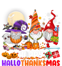 Happy Hallothanksmas Gnomes Halloween Thanksgiving Christmas T-Shirt