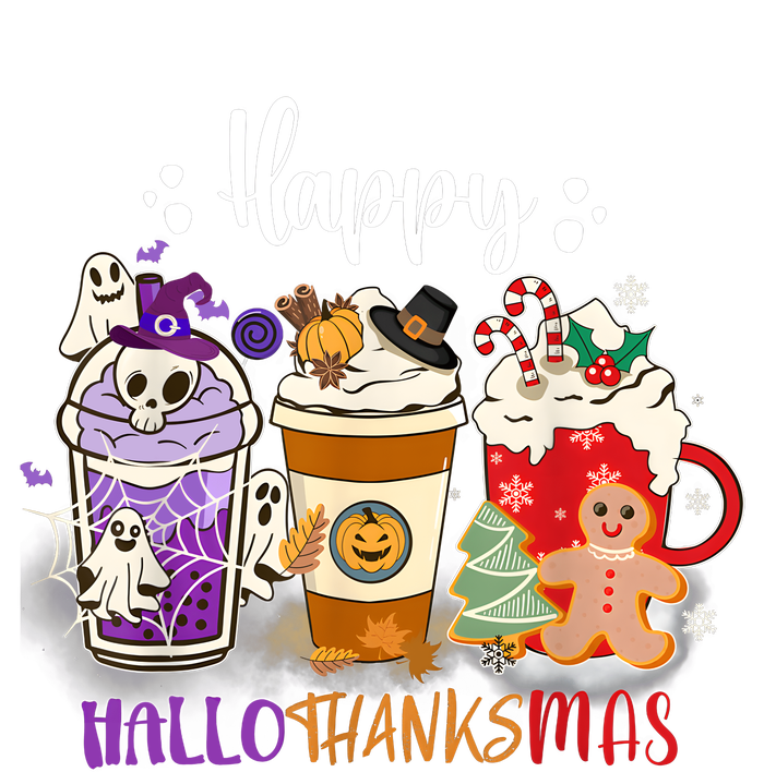 Halloween Thanksgiving Happy HalloThanksMas Coffee Latte Toddler Hoodie