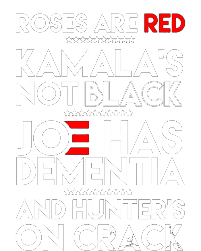 Roses Are Red Kamalas Not Black Joe Has Dementia And Hunters On Crack Toddler Zip Fleece Hoodie