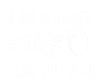 A Cup Of Coffee Heals The Soul Halloween Goth Funny Skeleton Gift Tie-Dye T-Shirt