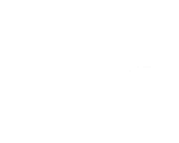 A Cup Of Coffee Heals The Soul Halloween Goth Funny Skeleton Gift Tie-Dye T-Shirt