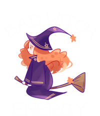 Bad Witch Energy Salem Witches Broom Company Halloween Meaningful Gift Toddler Sweatshirt