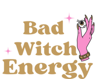 Bad Witch Energy Meaningful Gift Full-Length Apron With Pockets