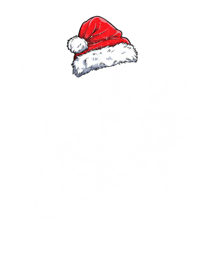 Coffee Ing Skeleton Christmas Skull Santa Hat Xmas Gift Hoodie