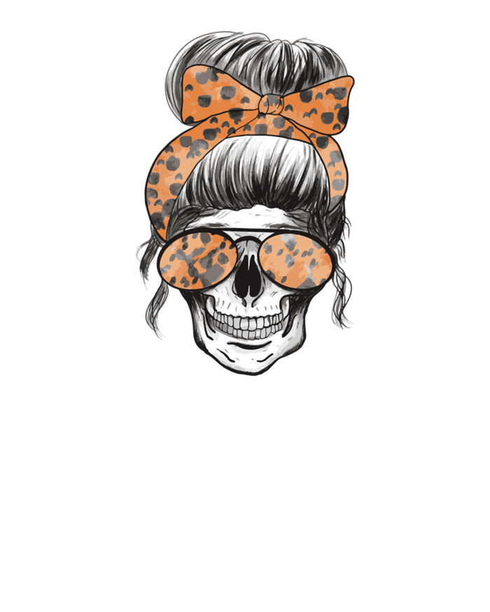 Dont Be A Basic Witch Halloween Skull Funny Great Gift Full-Length Apron With Pockets