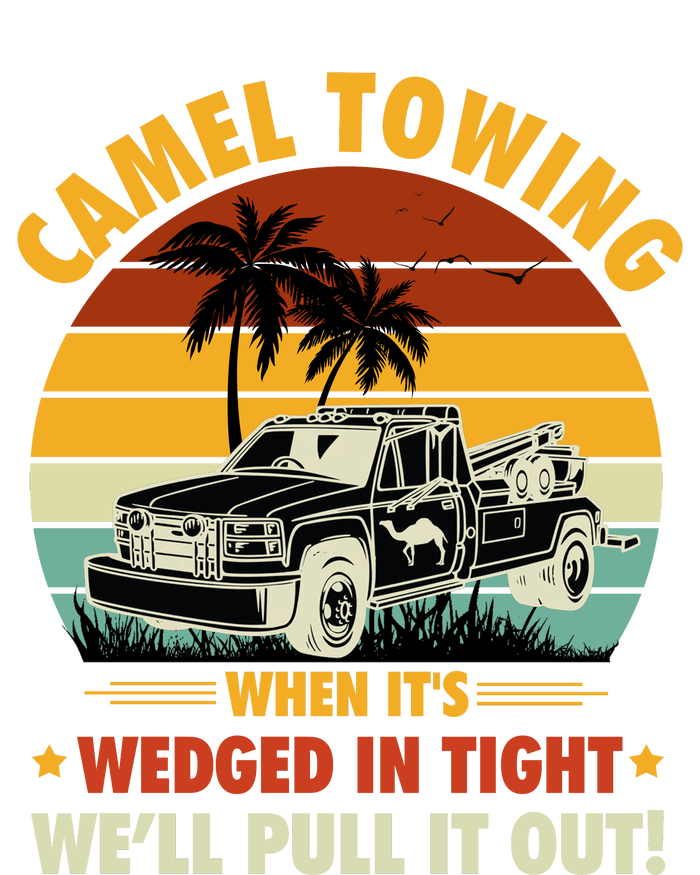 Camel Towing Retro Adult Humor Saying Funny Halloween Gift Women's T-Shirt