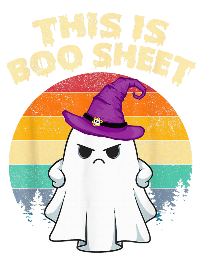 This Is Boo Sheet Ghost Retro Halloween Costume  Wo Women's V-Neck T-Shirt