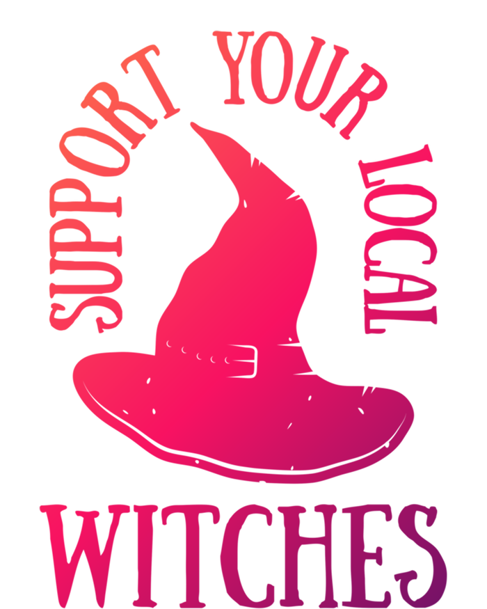 Funny Halloween Support Your Local Witches Funny Gift Ladies Essential Tank