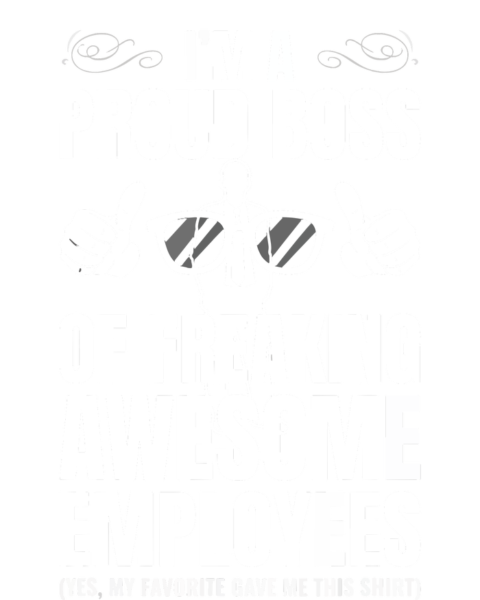 Im A Proud Boss Of Freaking Awesome Employees Gift Women’s Perfect Tri Rocker Tank