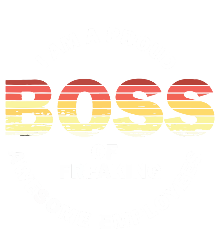 Im A Proud Boss Of Freaking Awesome Employees Women's Fleece Hoodie