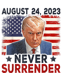 Trump Mug Shot Donald Trump Mug Shot Never Surrender America Flag T-Shirt