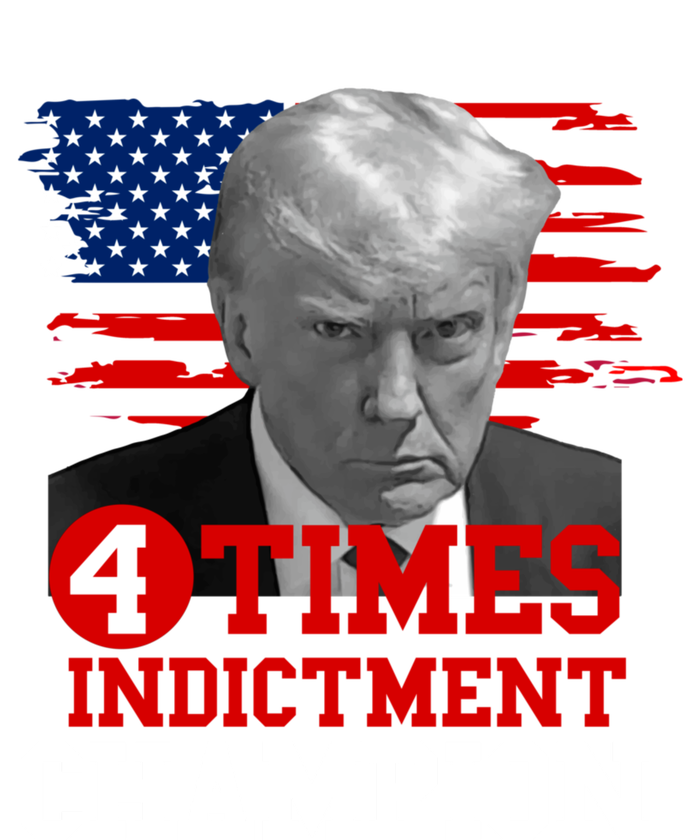 Trump 4 Time Indictment Champion Cropped Pullover Crew