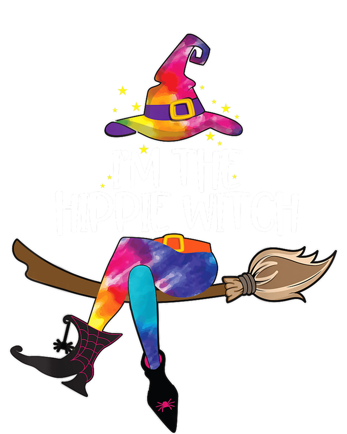 Im The Hippie Witch Halloween Matching Tie Dye Group Tank Top