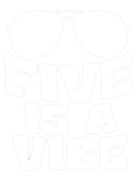 Five Is A Vibe Sunglasses 5th Birthday Theme Fifth Bday Sustainable Bucket Hat