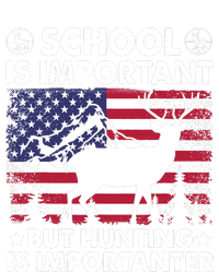 School Is Important But Hunting Is Importanter Funny Hunting Bumper Sticker