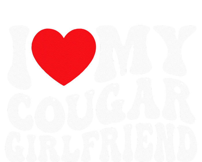 I Love My Cougar Girlfriend Groovy Retro 16 in Basic Backpack