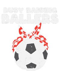 Busy Raising Ballers Soccer Polka Bandana Mom Football Wo Sweatshirt Cinch Pack Bag