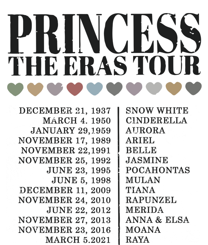 Princess The Eras T-Shirt