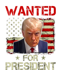 Trumps Mugshot Wanted For A Second Term 2024 President Gift Valucap Bio-Washed Visor