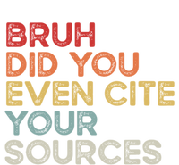 Bruh Did You Even Cite Your Sources Retro English Teacher Kids Hoodie